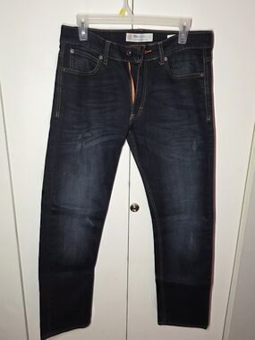 Lee Slim Straight Men's Jeans in Dark Blue